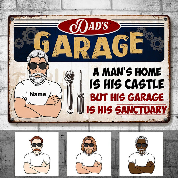Personalized Garage Metal Sign JR178 30O53 1