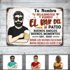 Personalized Patio Bar Outdoor Spanish Metal Sign JR157 26O57 1
