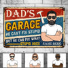 Personalized Garage Dad Grandpa Metal Sign JR176 30O34 1