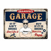 Personalized Garage Dad Grandpa Metal Sign JR152 95O58 1