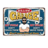 Personalized Garage Metal Sign JR177 30O36 thumb 1
