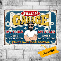Personalized Garage Metal Sign JR177 30O36 thumb 1