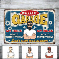 Personalized Garage Metal Sign JR177 30O36 thumb 1