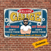 Personalized Garage Metal Sign JR177 30O36 thumb 1
