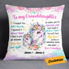 Personalized Granddaughter Hug This Unicorn Pillow JR182 23O24 1