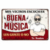 Personalized Outdoor Spanish Man Cave Metal Sign JR171 95O47 1