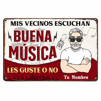 Personalized Outdoor Spanish Man Cave Metal Sign JR171 95O47 thumb 1