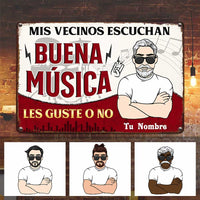 Personalized Outdoor Spanish Man Cave Metal Sign JR171 95O47 thumb 1