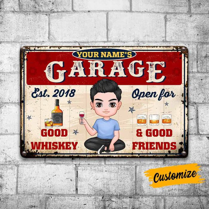 Personalized Garage Metal Sign JR177 26O57 1