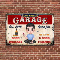 Personalized Garage Metal Sign JR177 26O57 thumb 1