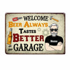 Personalized Garage Beer Metal Sign JR173 26O58 1