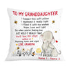 Personalized Elephant Daughter Granddaughter Hug This Pillow JR174 85O57 1