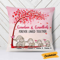 Personalized Elephant Grandma Pillow JR173 85O58 thumb 1