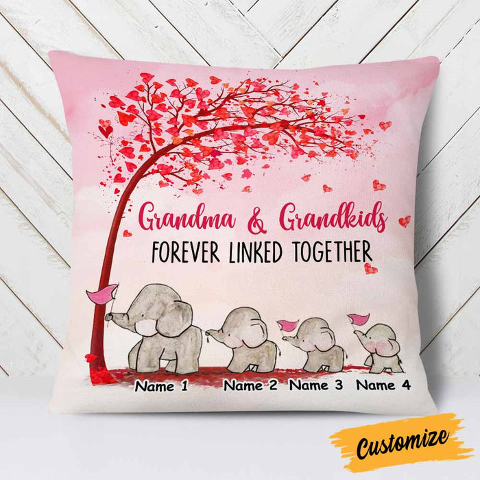 Personalized Elephant Grandma Pillow JR173 85O58 1