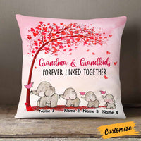 Personalized Elephant Grandma Pillow JR173 85O58 thumb 1