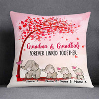 Personalized Elephant Grandma Pillow JR173 85O58 thumb 1