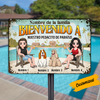 Personalized Spanish Outdoor Pool Metal Sign JR193 23O24 1