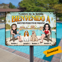 Personalized Spanish Outdoor Pool Metal Sign JR193 23O24 thumb 1