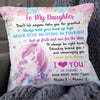 Personalized Unicorn Daughter Pillow JR174 26O57 1