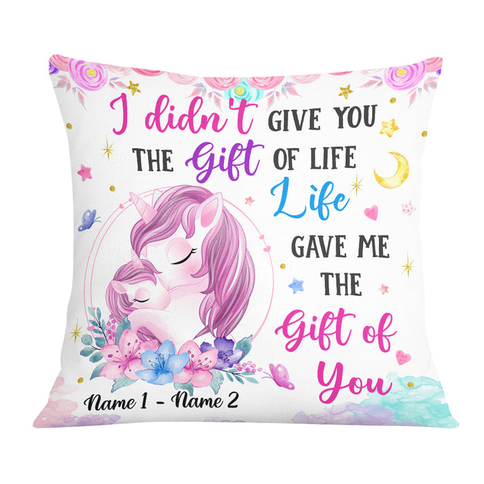 Personalized Unicorn Daughter Granddaughter Pillow JR176 26O57 1