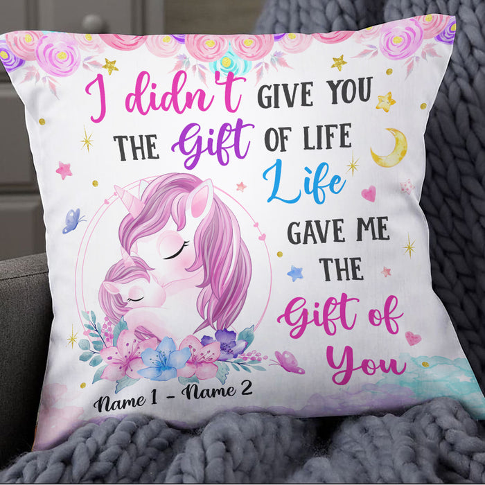 Personalized Unicorn Daughter Granddaughter Pillow JR176 26O57 1