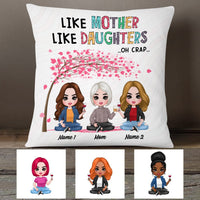 Personalized Mother Daughter Love Pillow JR184 85O53 thumb 1