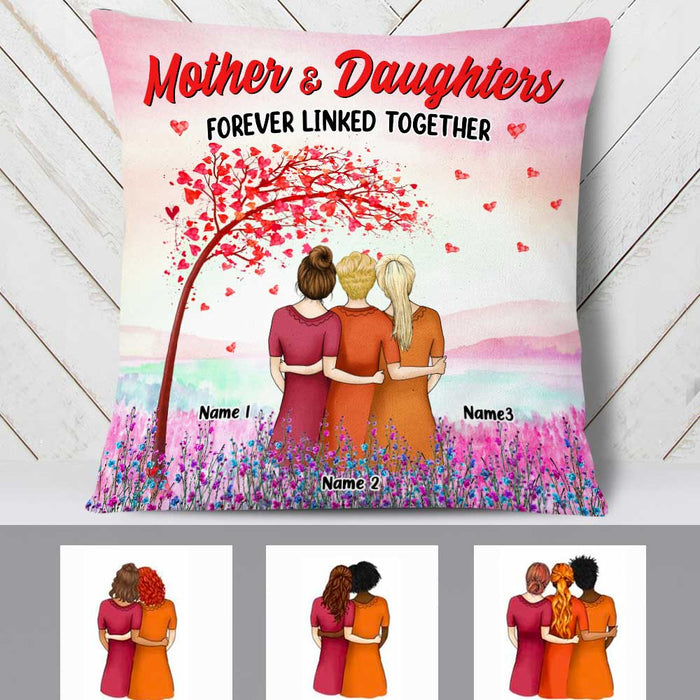 Personalized Mother Daughter Love Pillow JR1812 30O23 1
