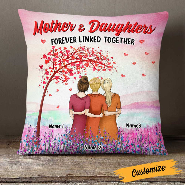 Personalized Mother Daughter Love Pillow JR1812 30O23 1