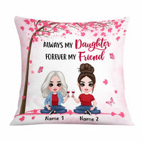 Personalized Mother Daughter Love Pillow JR183 85O47 thumb 1