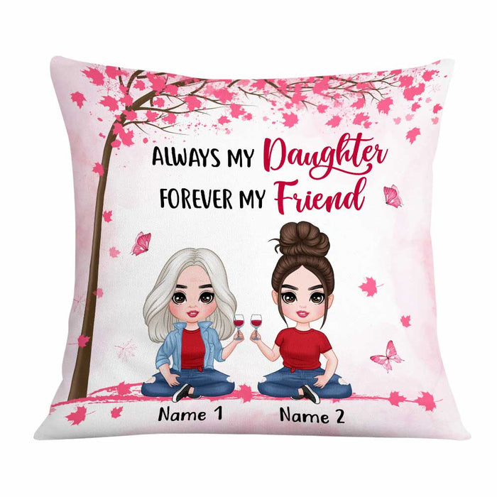 Personalized Mother Daughter Love Pillow JR183 85O47 1