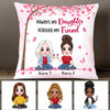 Personalized Mother Daughter Love Pillow JR183 85O47 1