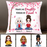 Personalized Mother Daughter Love Pillow JR183 85O47 thumb 1