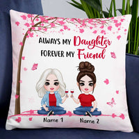 Personalized Mother Daughter Love Pillow JR183 85O47 thumb 1