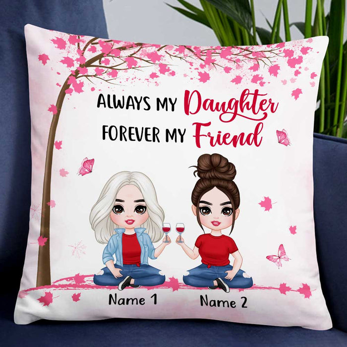 Personalized Mother Daughter Love Pillow JR183 85O47 1