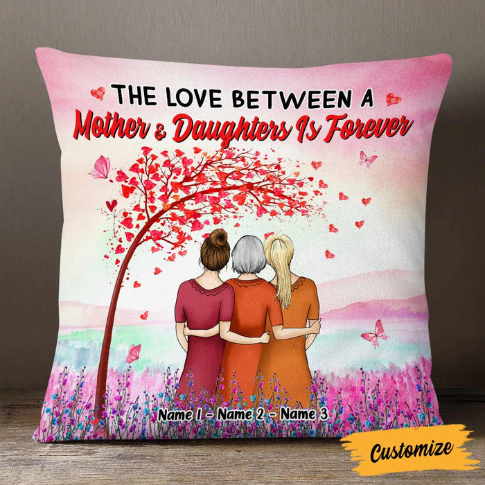 Personalized Mother Daughter Love Pillow JR188 30O57 1