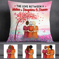 Personalized Mother Daughter Love Pillow JR188 30O57 thumb 1