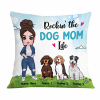 Personalized Dog Owner Mom Pillow JR181 85O58 thumb 1