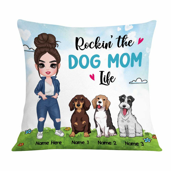 Personalized Dog Owner Mom Pillow JR181 85O58 1
