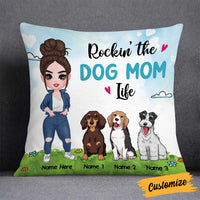 Personalized Dog Owner Mom Pillow JR181 85O58 thumb 1