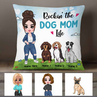 Personalized Dog Owner Mom Pillow JR181 85O58 thumb 1