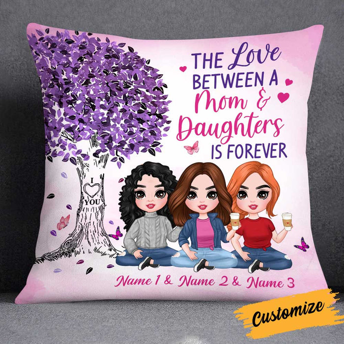 Personalized Mother Daughter Love Pillow JR182 26O34 1