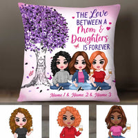 Personalized Mother Daughter Love Pillow JR182 26O34 thumb 1
