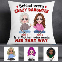 Personalized Mother Daughter Love Pillow JR189 30O57 thumb 1