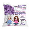 Personalized Mother Daughter Love Pillow JR185 30O57 1