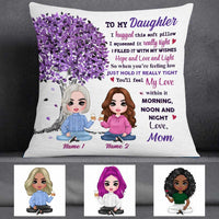 Personalized Mother Daughter Love Pillow JR185 30O57 thumb 1