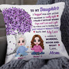 Personalized Mother Daughter Love Pillow JR185 30O57 1
