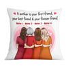 Personalized Mother Daughter Love Pillow JR186 95O57 1
