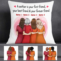 Personalized Mother Daughter Love Pillow JR186 95O57 thumb 1