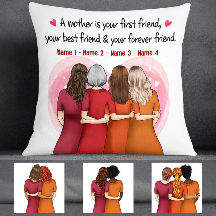 Personalized Mother Daughter Love Pillow JR186 95O57 1