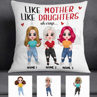 Personalized Like Mother Daughter Love Pillow JR189 95O23 thumb 1